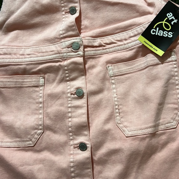 Art Class Jean Jumper Dress - Picture 2 of 4